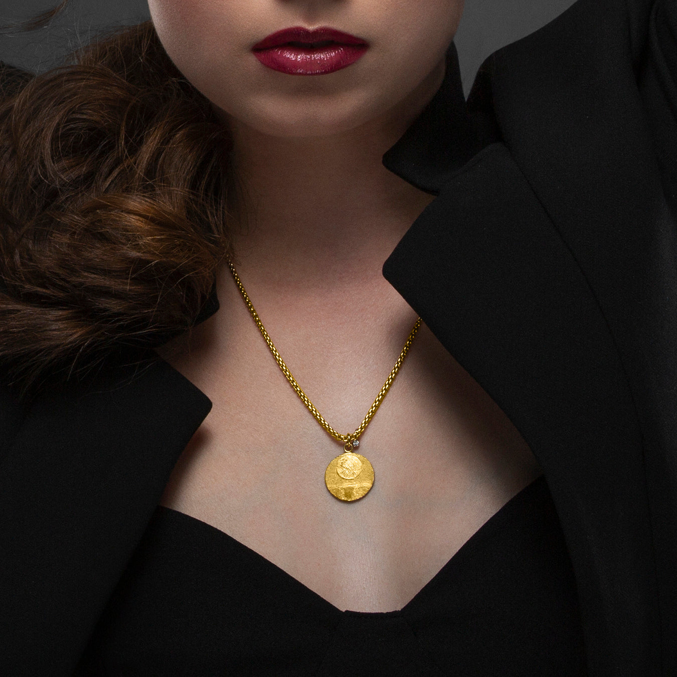 18K Gold Venus and Me Necklace